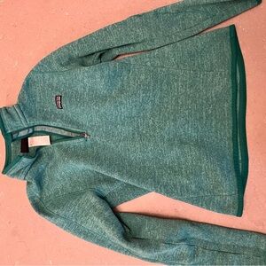 Patagonia Women’s Teal Zip-Up Sweater